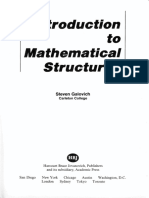Steven Galovich - Introduction To Mathematical Structures-Harcourt Brace Jovanovich (1989)