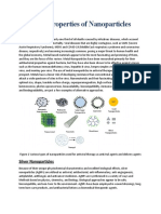 Antiviral Properties of Nanoparticles