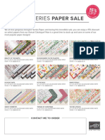 Stampin' Up! Designer Paper Sale July 2021