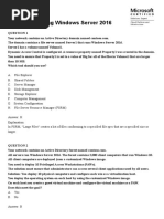 (70-744) Securing Windows Server 2016