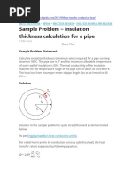 Insulation Thickness Tables for Pipes | PDF | Thermal Insulation ...