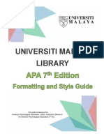 APA Style 7th Edition