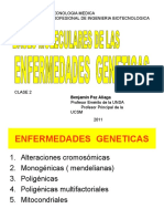 .Bases Moleculares de Las Enfermedaes Geneticas 2011 -PARTE II BIOTECH.