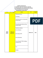 Jadwal Kegiatan Pmii