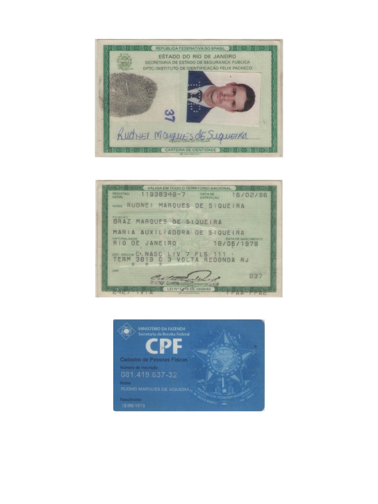 RG e CPF | PDF
