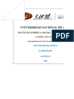 Contabilidad de instituciones financieras UNIVERSIDAD NACIONAL DE LOJA FACULTAD JURIDICA