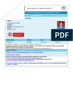 Online IT Security Certificate Admit Letter - Jul 2021