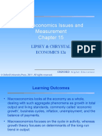 Macroeconomics Issues and Measurement: Lipsey & Chrystal Economics 12E