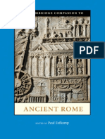 The Cambridge Companion To Ancient Rome (Inglés)