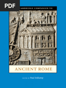 The Cambridge Companion To Ancient Rome (Inglés)