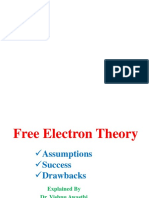 Free Electron Theory