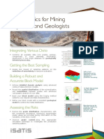 Geovariances Geostats For Mining Engineers and Geologists-3
