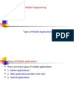 Types of Mobile Applications
