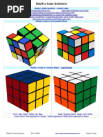 Rubik's Cube Solution - Useful Links