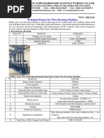 Technical Project For Wire Drawing Machine