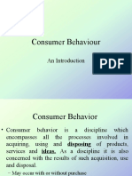 Consumer Behaviour: An Introduction