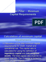 The First Pillar Minimum Capital Requirements