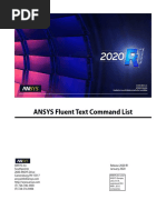 ANSYS Fluent Text Command List