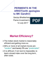 My Experiments in The STOCKMARKET (With Apologies To MK Gandhi!)