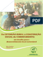 Da Extensão Rural A Construção Social Do Conhecimento - Um Desafio para o Desenvolvimento Local Sustentável. Valdemar Arl, Olivo Dambrós (Ceagro, 2015)