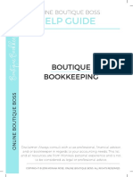 Help Guide: Boutique Bookkeeping