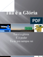 tua é a gloria