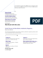 Web Result With Site Links: Scribd's Book List About Scribd Scribd's Digital Library Sheet Music On Scribd