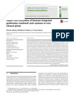 Aspen Plus Simulation of Biomass Integrated Gasification Combined Cycle Systems at Corn Ethanol Plants