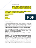 Confesión de Fe Bautista de 1689 Capitulo 26 Parrafo 6 Titulo 2