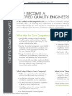 Certification For Quality Engineers