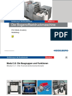 Die Bogenoffsetdruckmaschine