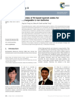 A Review of Ni-Based Layered Oxides For Li Ion Battery