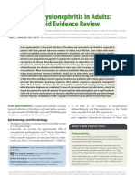 Acute Pyelonephritis in Adults: Rapid Evidence Review