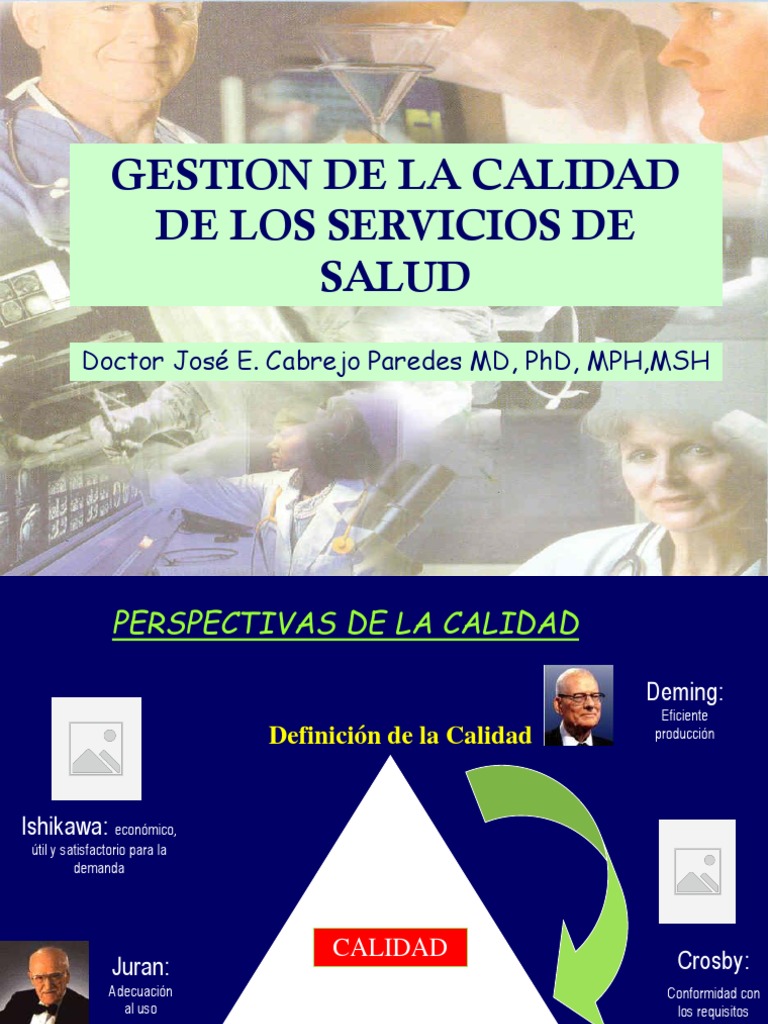 Gestión de Calidad en Servicios de Salud | PDF | Calidad (comercial ...