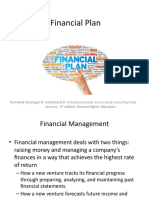 Financial Plan: Ventures 4