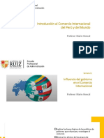 Semana 11 - Influencia Del Gobierno en El Comercio Internacional