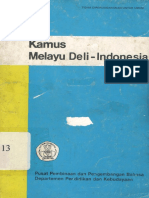 Kamus Melayu Deli-Indonesia - 127h