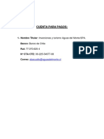 Datos para Pago