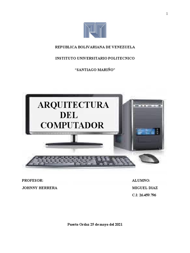 Arquitectura y Componentes del Computador | PDF | Hardware de la ...