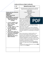 Ficha Descriptiva Del Recurso Digital Multimedia - MANUEL TORREZ