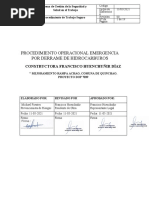 Procedimiento A Seguir en Caso de Derrame | PDF | Residuos | Contaminación