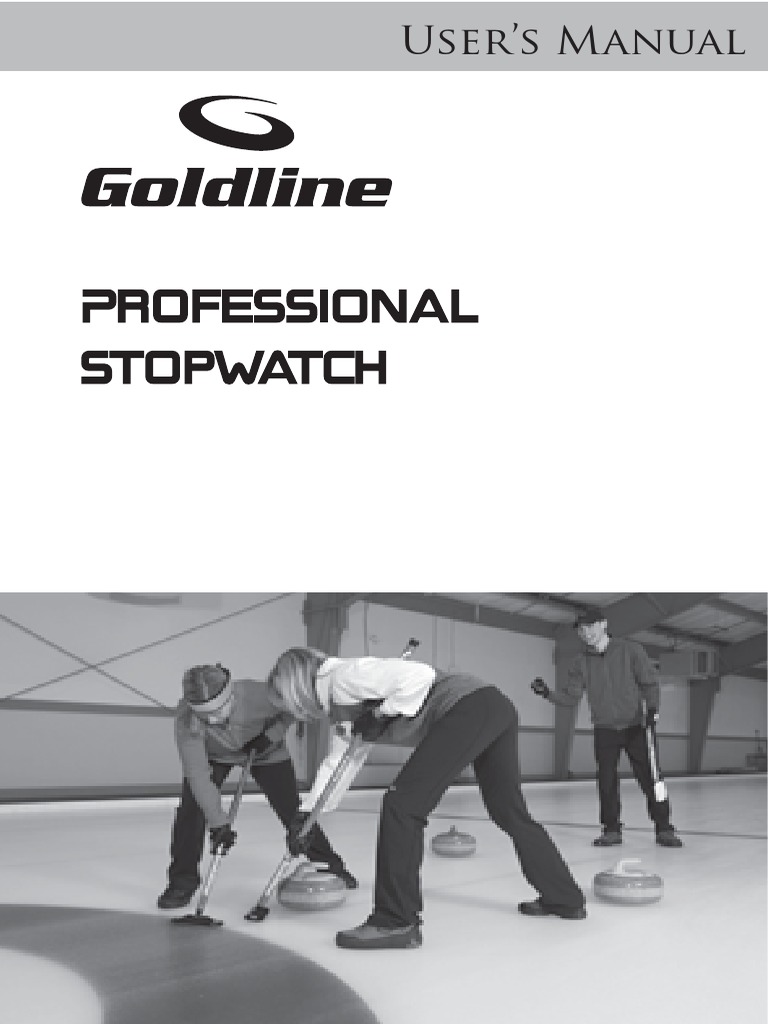 Goldline Stopwatch Instructions (BY2020) PDF Equipment Computing
