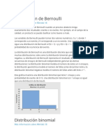 Distribución de Bernoulli