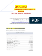 Managerial Accounting & Legal Aspects of Business: The Latest Version A+ Study Guide