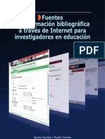 Fuentes de Información Bibliografica A Través de Internet para Investigadores en Educación