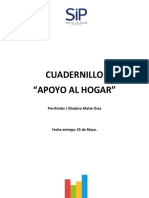 Cuadernillo Apoyo Al Hogar Pre-Kínder 25 de Mayo