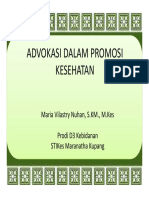 Advokasi Promosi Kesehatan 2021