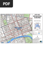 Melbourne Suburbs and Postcodes Map | PDF | Melbourne