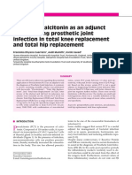 2020 - Serum Procalcitonin As An Adjunct in Diagnosis Prosthetic Joint Infection in Total Knee Replacement and Total Hip Replacement