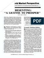 A License To Prosper